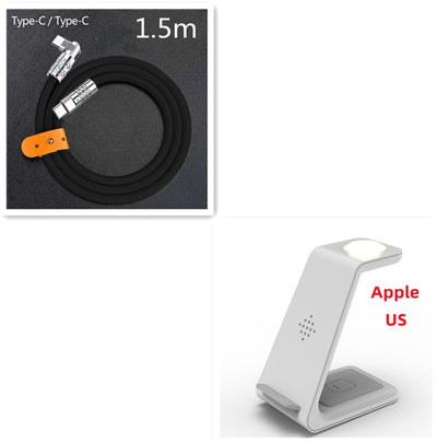 3 In 1 Fast Charging Station Wireless Charger