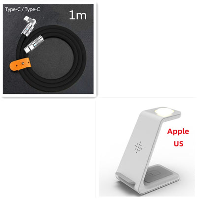 3 In 1 Fast Charging Station Wireless Charger