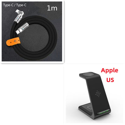 3 In 1 Fast Charging Station Wireless Charger